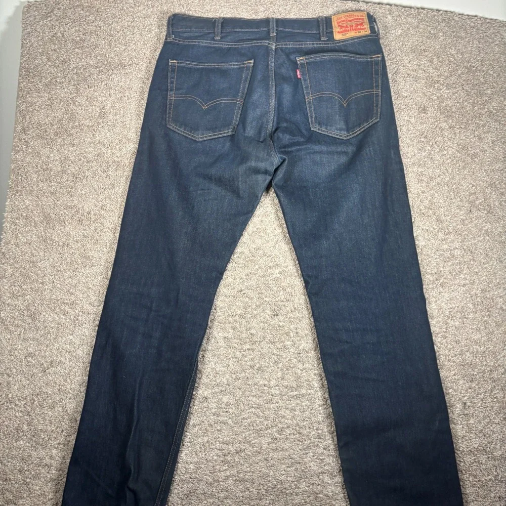 Levi Strauss 505 Dark‎ Wash Straight Fit Mens Jeans W38 L34